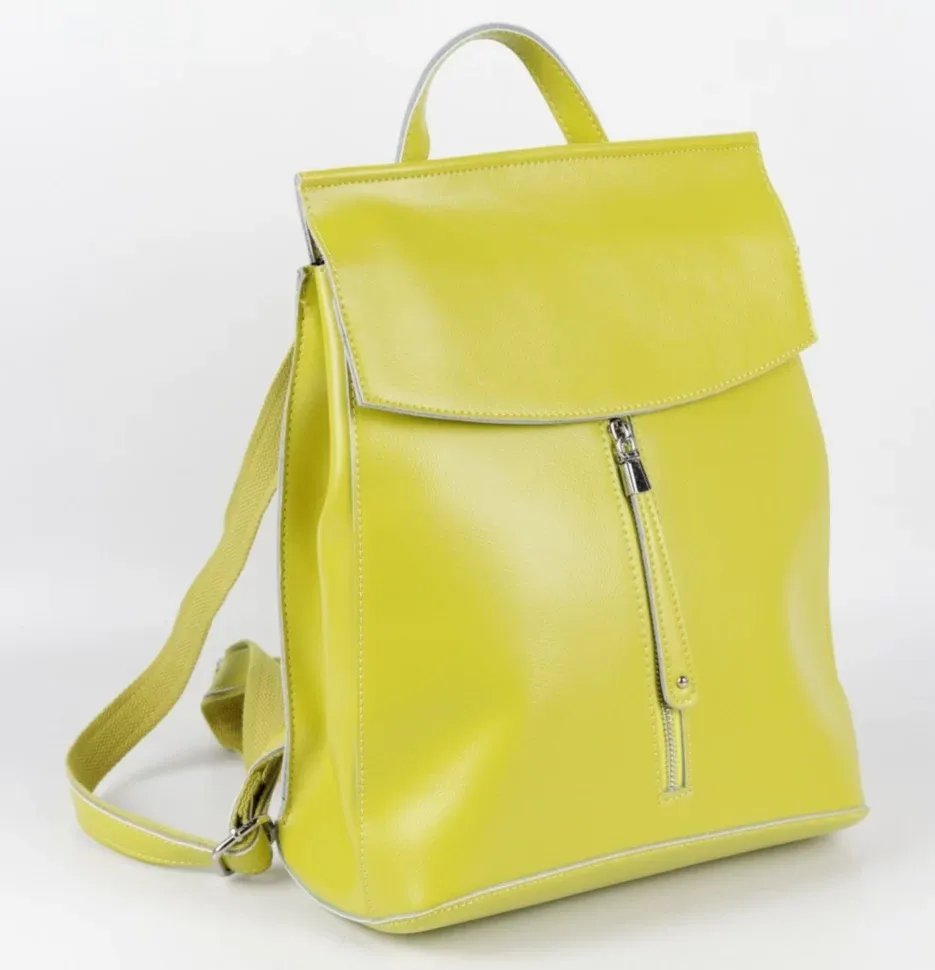 Сумка-рюкзак женская 510 зеленая Fuzi house. Цвет: зеленый