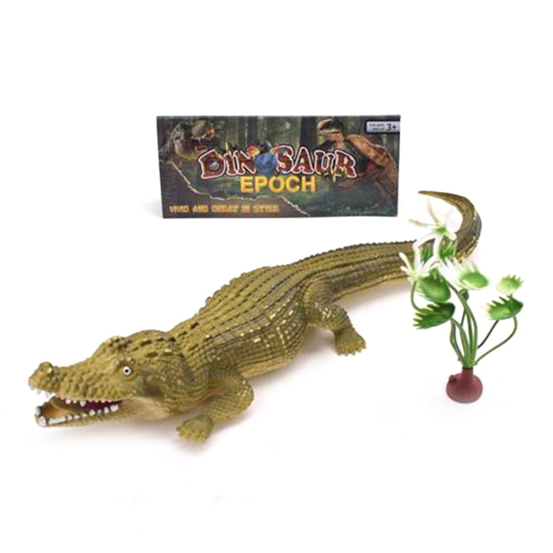 

Игрушка-тянучка Наша игрушка Крокодил из мягкой резины
