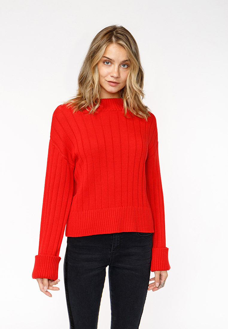 

Джемпер женский Modis M192W00195 красный 40 RU, M192W00195