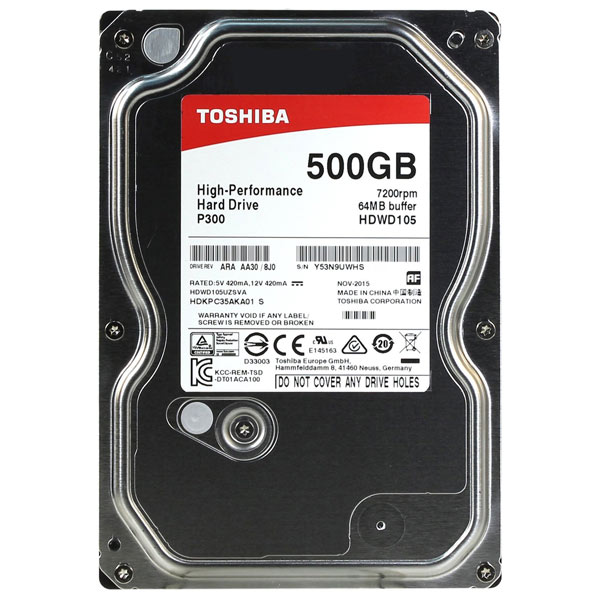 фото Жесткий диск toshiba p300 500гб (hdwd105uzsva)