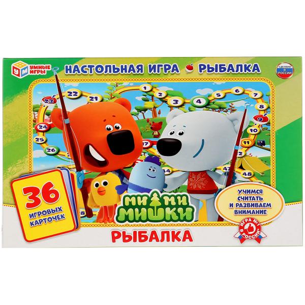 фото Настольная игра-ходилка умка рыбалка ми-ми-мишки