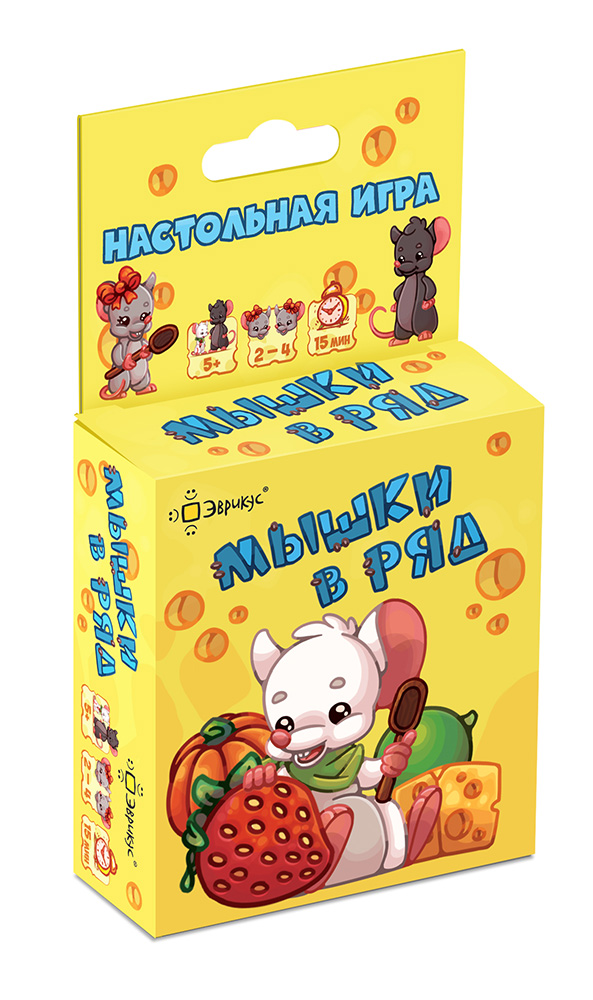 фото Игра настольная эврикус мышки в ряд