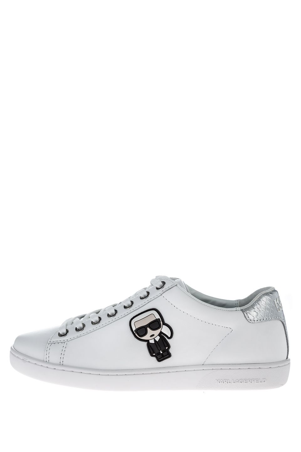 

Кеды женские Karl Lagerfeld KL61230 белые 39 FR, Белый, KL61230