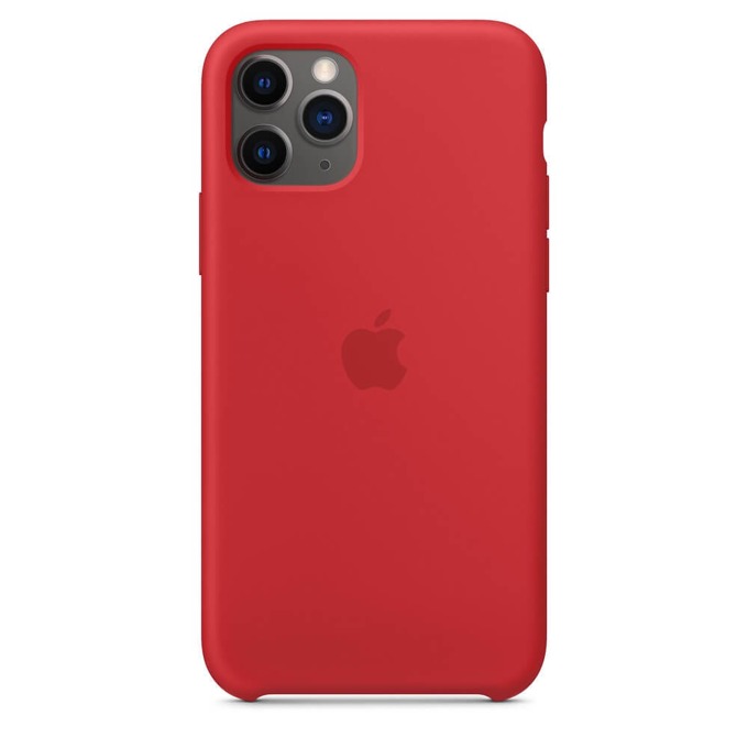 фото Чехол silicone case lux для iphone 11pro max crimson nobrand