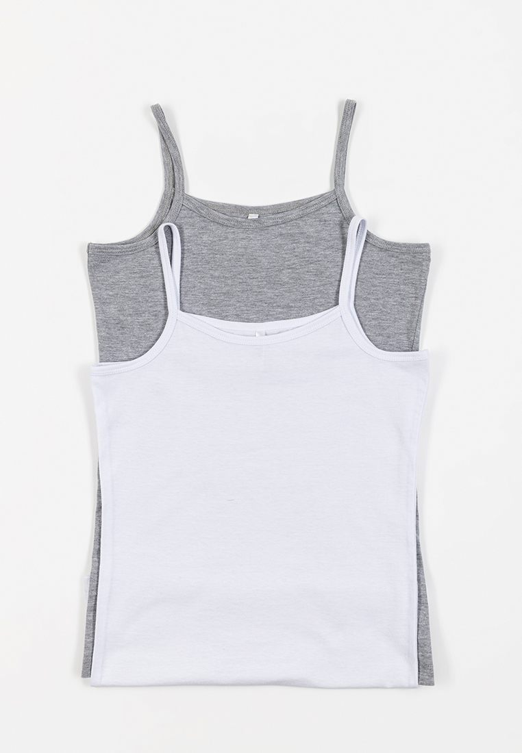 

Комплект маек 2 шт. Modis, цв. белый; серый р.158, M192U000011WJH