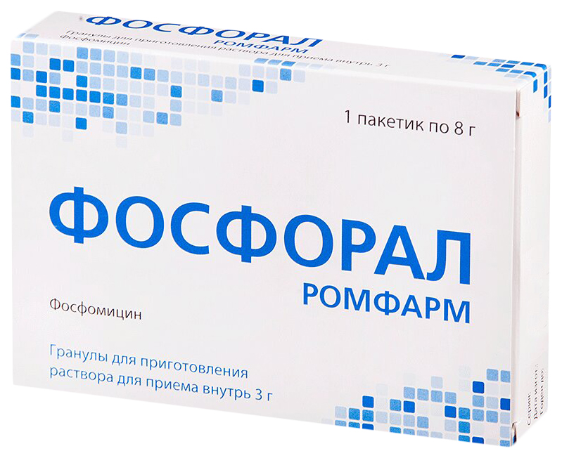 Купить Фосфорал Ромфарм пор для приг. раствора для приема внутр пак 3 г N1, Rompharm Company, Румыния
