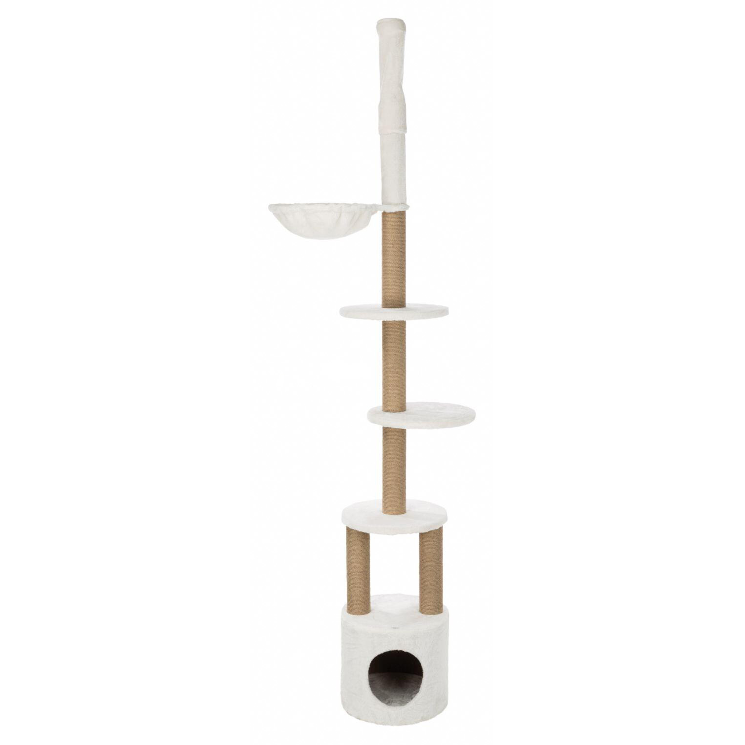 

игровой комплекс для кошек, сизаль+плюш Aurelio 220–250 cm Trixie Арт.44072, Белый