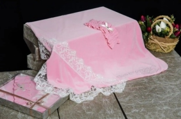 фото Плед велюровый мой ангелок нежность пд 702 розовый