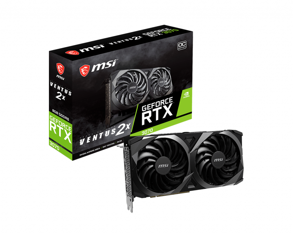 фото Видеокарта msi nvidia geforce rtx 3070 ventus 2x oc