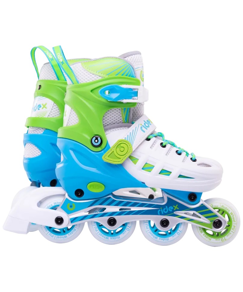 

Ролики раздвижные Ridex Twist Green алюминиевая рама, размер 31-34