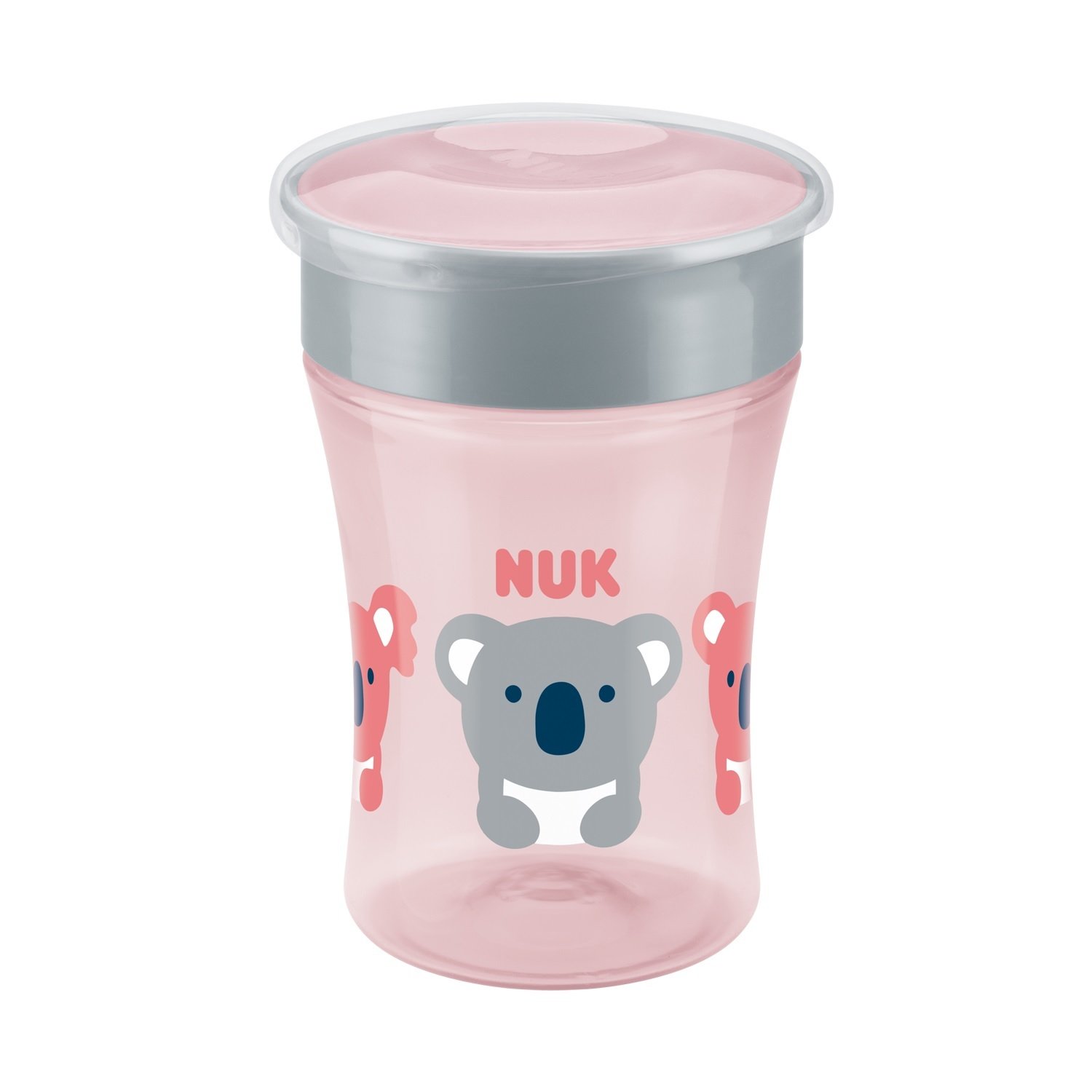 

Поильник NUK MAGIC 8+ мес. 230 мл, Розовый