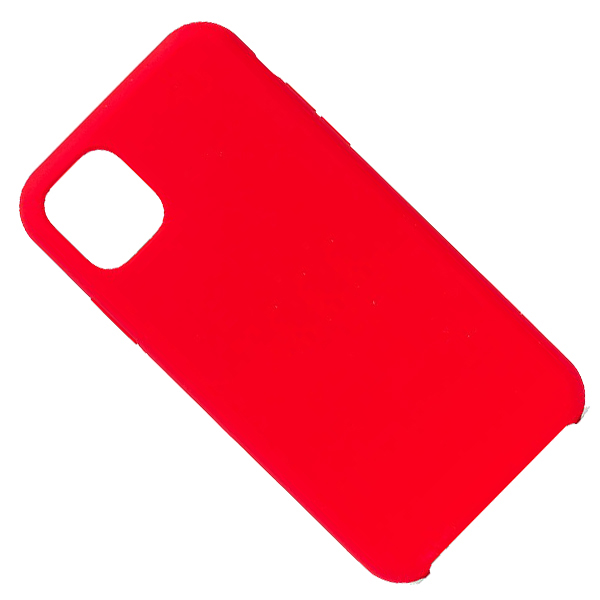 Чехол для Apple iPhone 11 силиконовый Soft Touch <красный> (премиум)