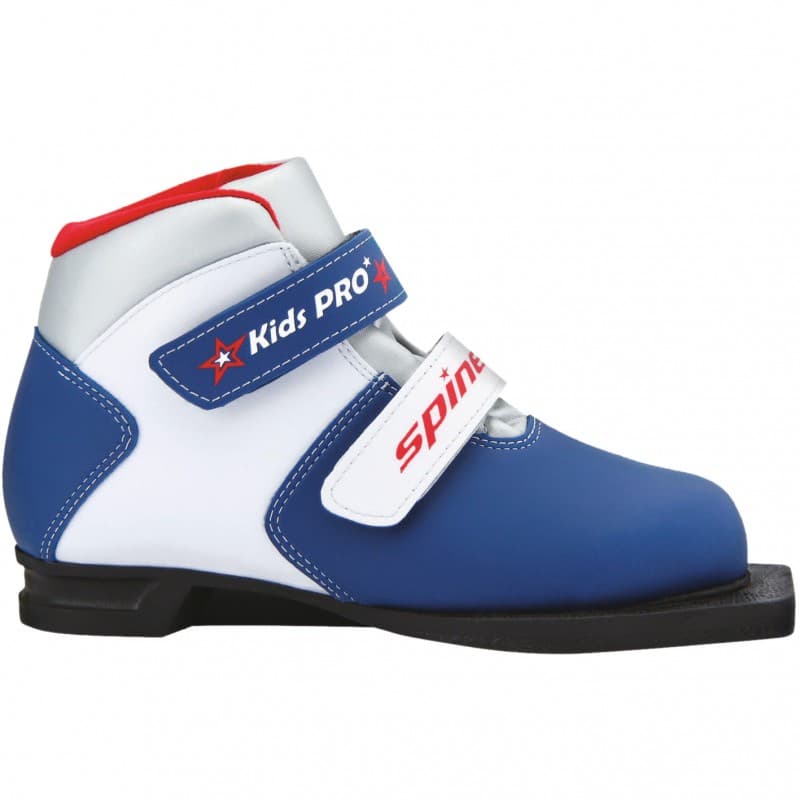 фото Ботинки для беговых лыж spine kids pro 399/1 2020, синие/белые, 33