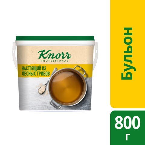 

Бульон (сухая смесь) из лесных грибов Knorr 800 г