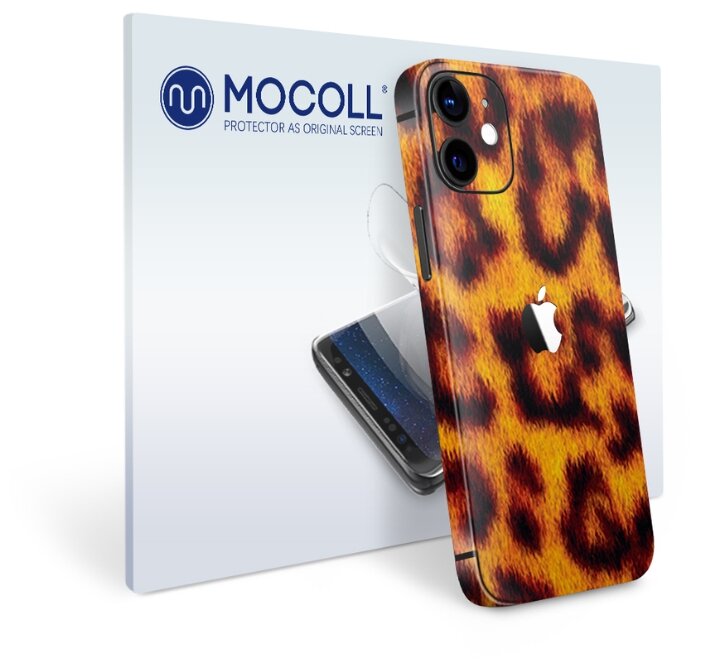 

Пленка защитная MOCOLL для задней панели Apple iPhone 8 Оцелот