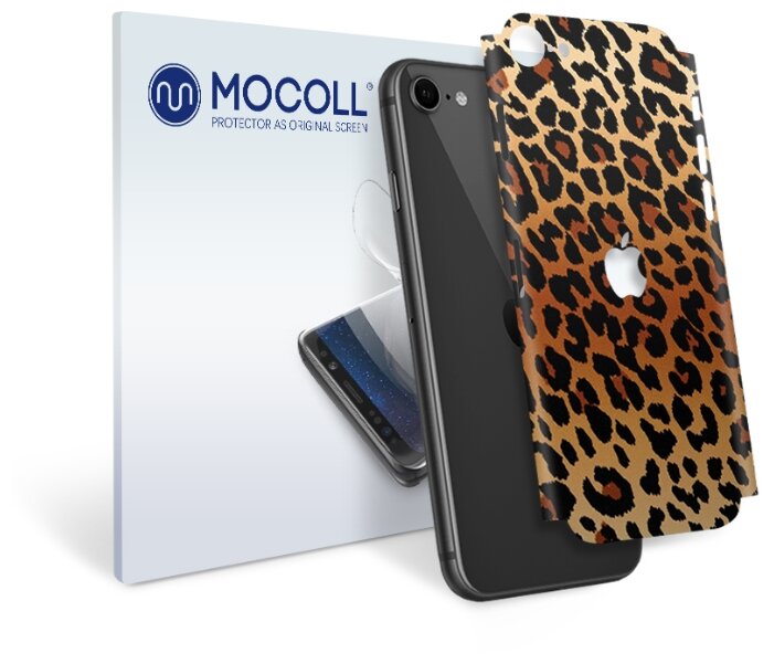 

Пленка защитная MOCOLL для задней панели Apple iPhone 7 Леопард