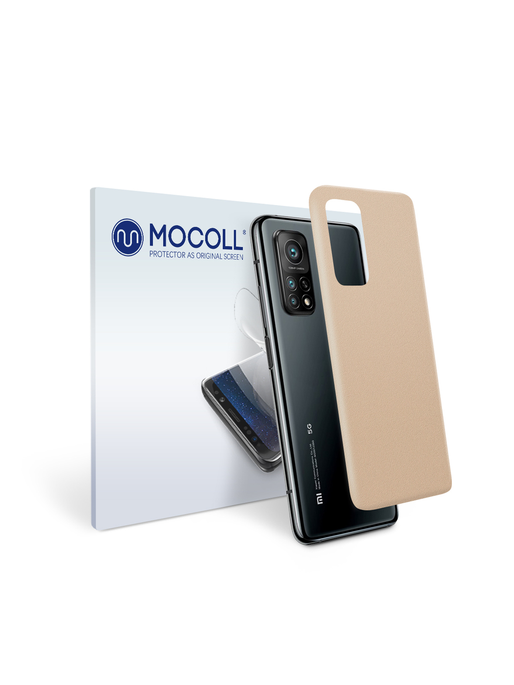 

Пленка защитная MOCOLL для задней панели Xiaomi Mi 10T Lite Кожа белая