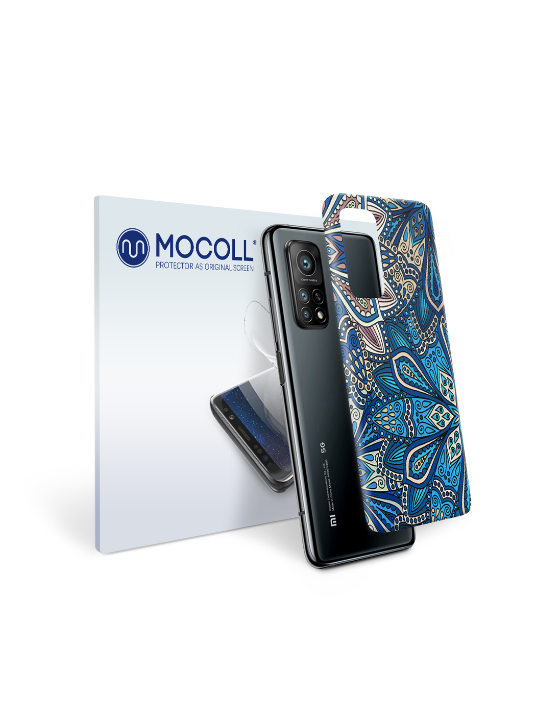 

Пленка защитная MOCOLL для задней панели Xiaomi Mi 10T Lite Богемный узор Флораль