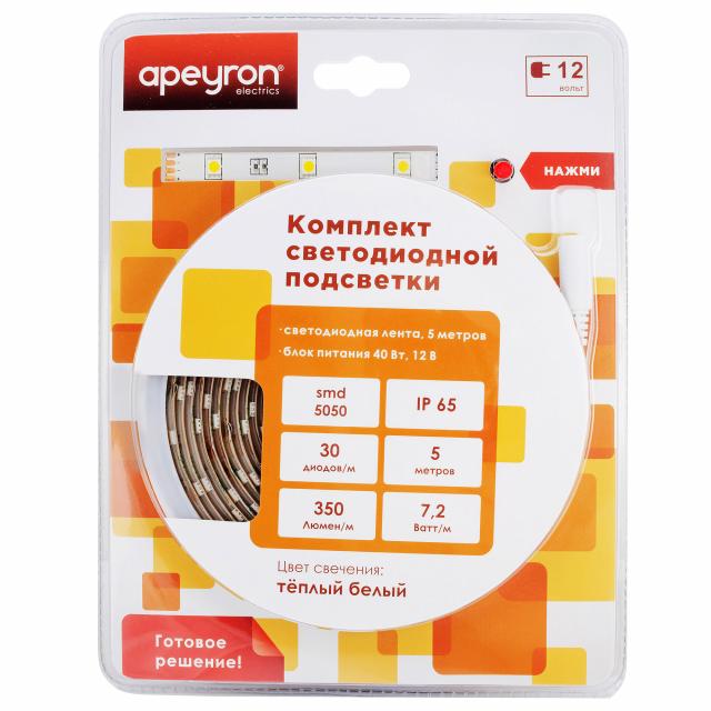 фото Светодиодная лента apeyron 43871