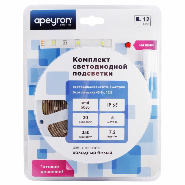 фото Светодиодная лента apeyron 43840