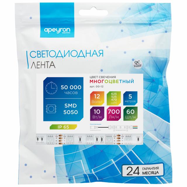 фото Светодиодная лента apeyron 00-12