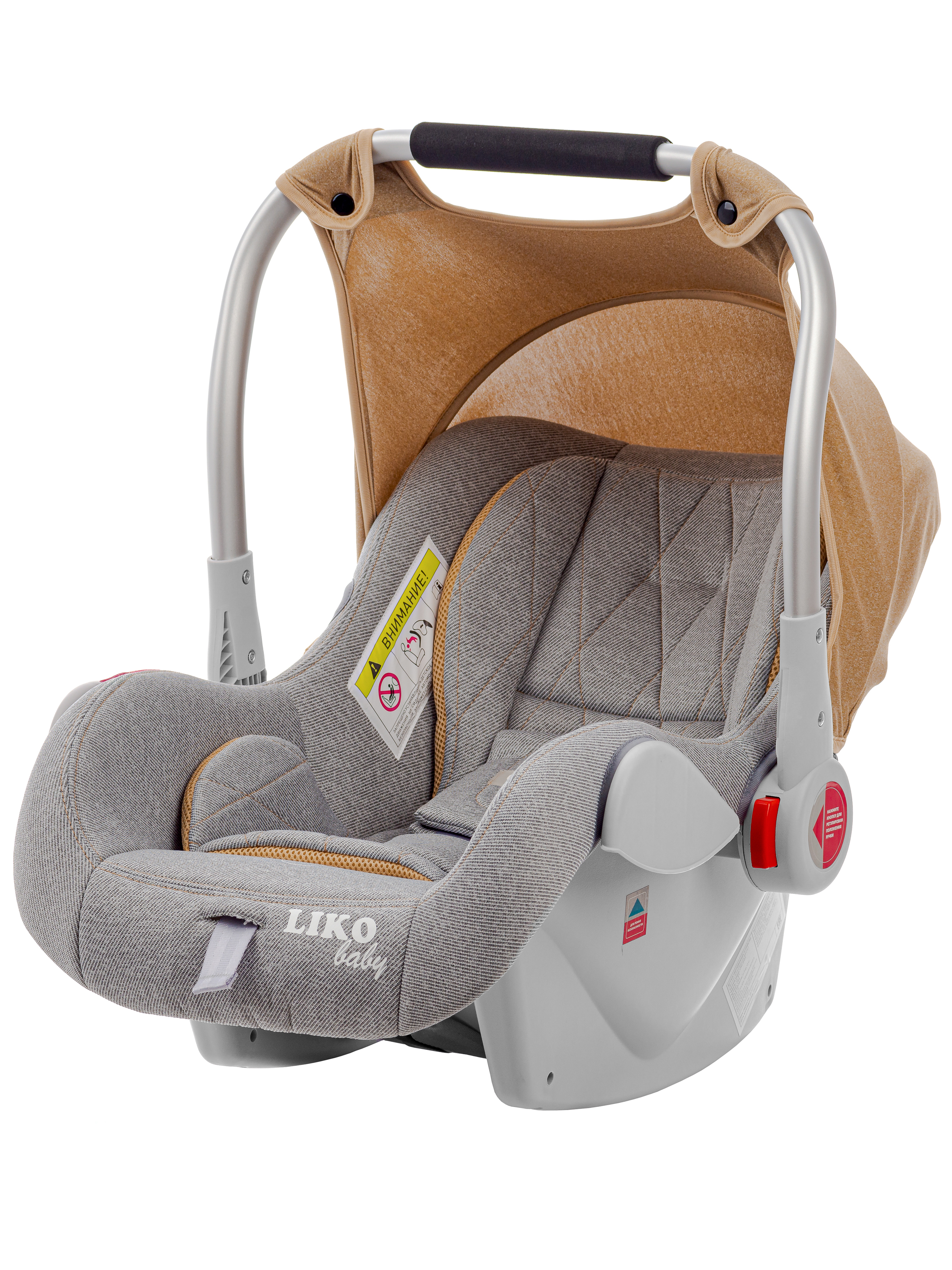 

Автолюлька Liko Baby Crib цв.серый гр.0+, Crib
