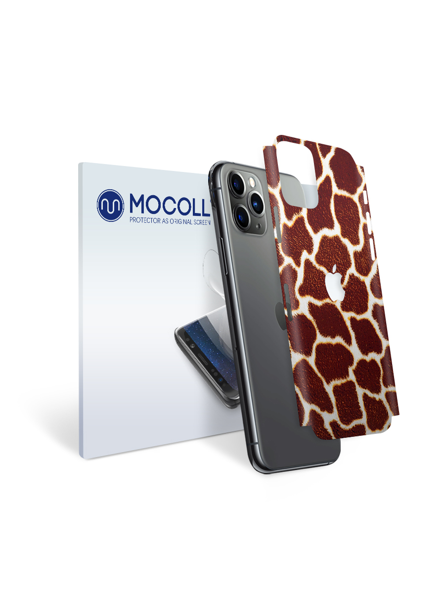 

Пленка защитная MOCOLL для задней панели Apple iPhone XS Жираф