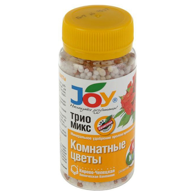 фото Минеральное удобрение комплексное joy 217124 комнатные цветы 100 г