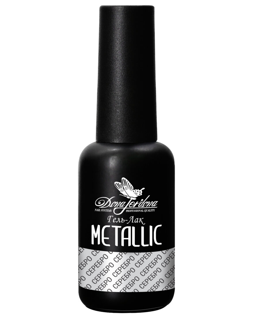 

Гель-лак Dona Jerdona Metallic "Серебро" 10 мл