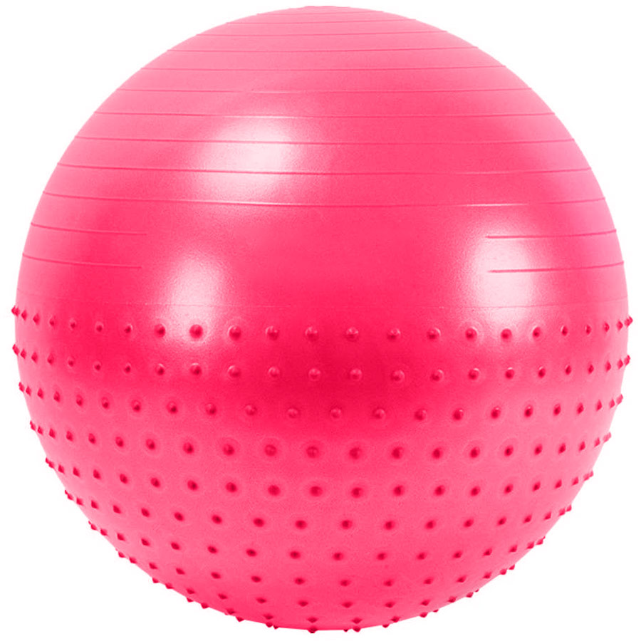 фото Мяч полумассажный hawk fbx-65-4, розовый, 65 см