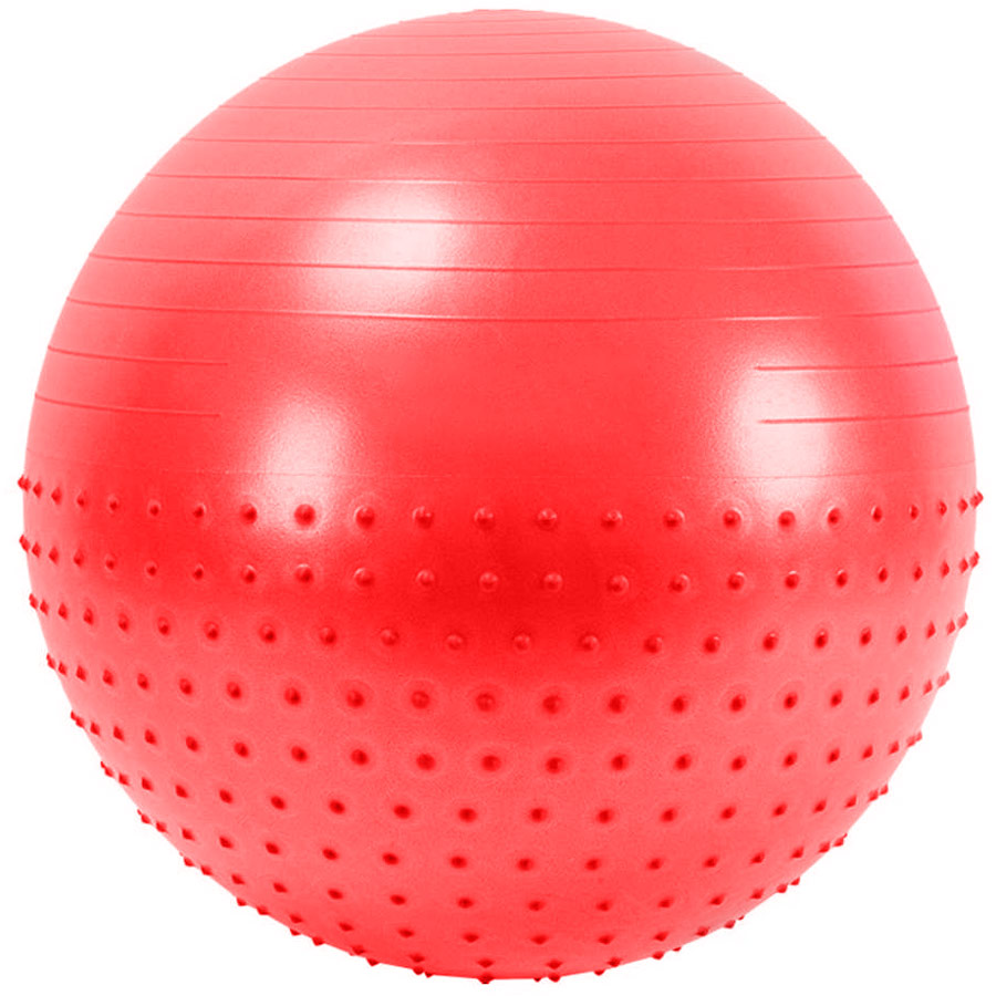фото Мяч полумассажный hawk fbx-65-1, красный, 65 см