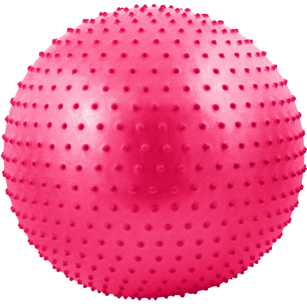 фото Мяч массажный hawk fbm-65-6, розовый, 65 см