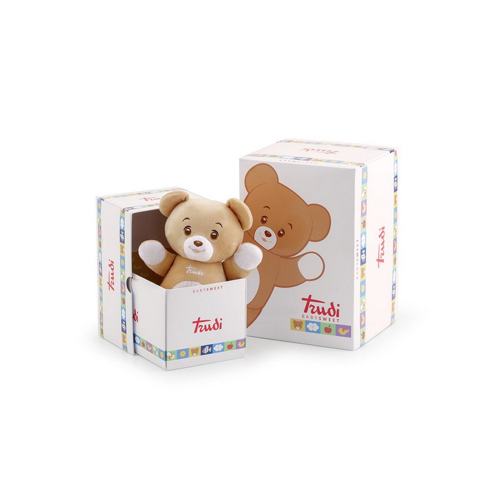 

Мягкая игрушка Trudi Медвежонок в подарочной коробке, 13x20x13 см