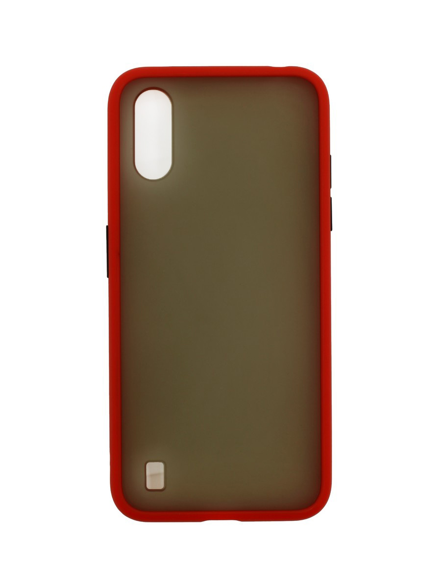 фото Чехол zibelino plastic matte для samsung galaxy a01 (a015) red