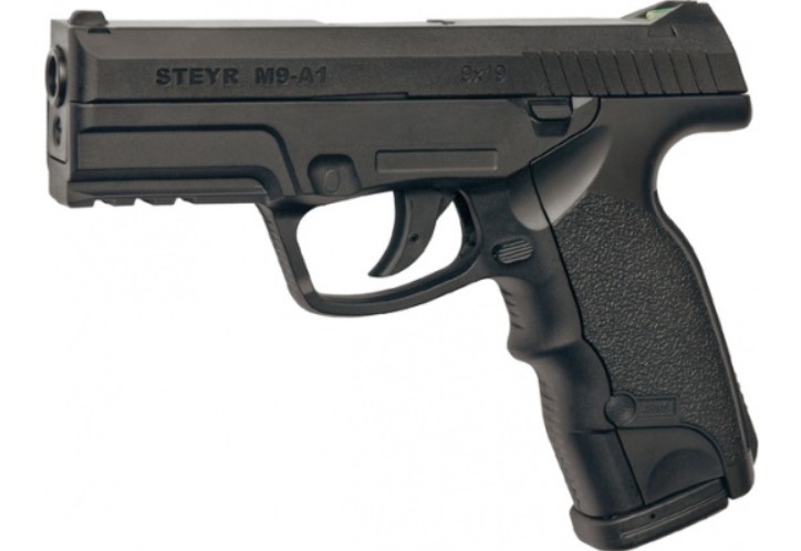 Пистолет пневматический ASG Steyr M9-A1 пластик/черный (артикул 16088)