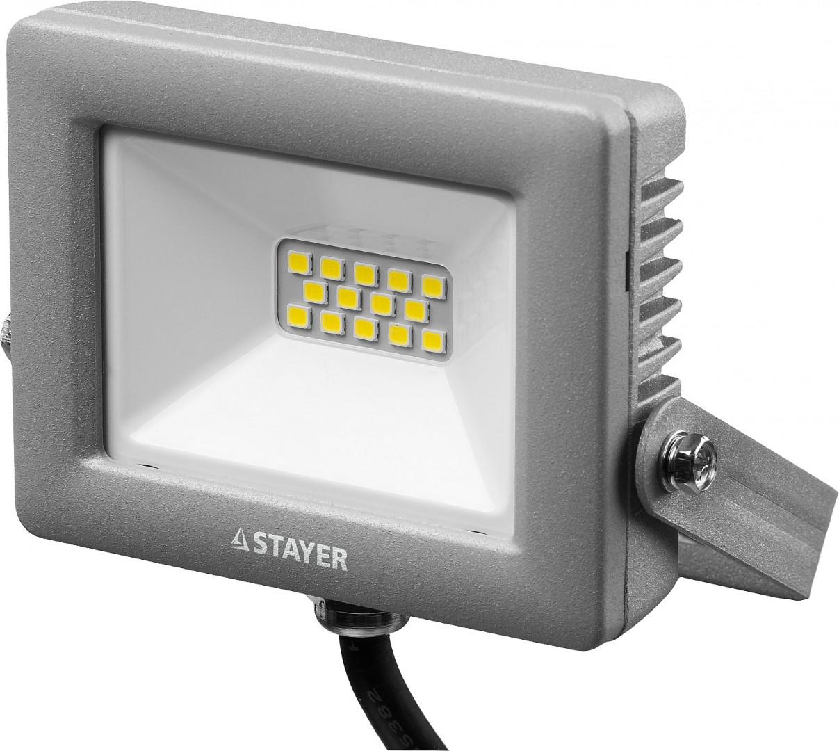 Прожектор STAYER Profi 57131-50 прожектор stayer ledpro светодиодный profi датчик движения 10вт 57133 10