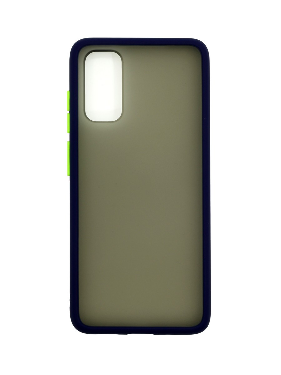 фото Чехол zibelino plastic matte для samsung galaxy s20 blue