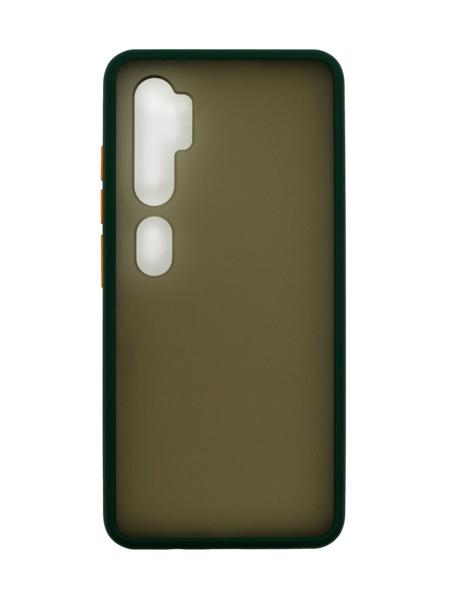 фото Чехол zibelino plastic matte для xiaomi mi note 10/ mi note 10 pro/ mi cc9 pro green