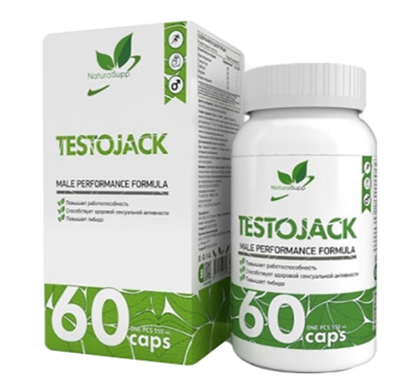 фото Специальная добавка naturalsupp testojack 60 капсул