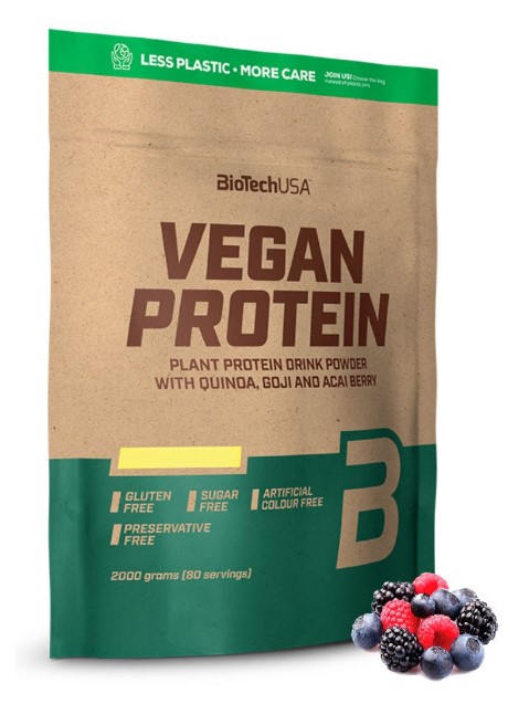 фото Протеин biotech vegan protein, 500 г, berries