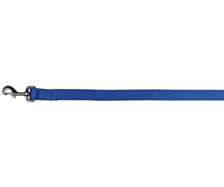 фото Поводок универсальный для собак trixie, нейлон, синий, длина 1 м