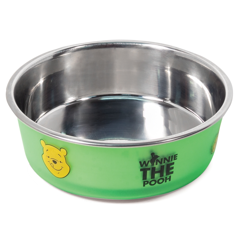 фото Одинарная миска для собак triol, металл, резина, зеленый, 0.45 л