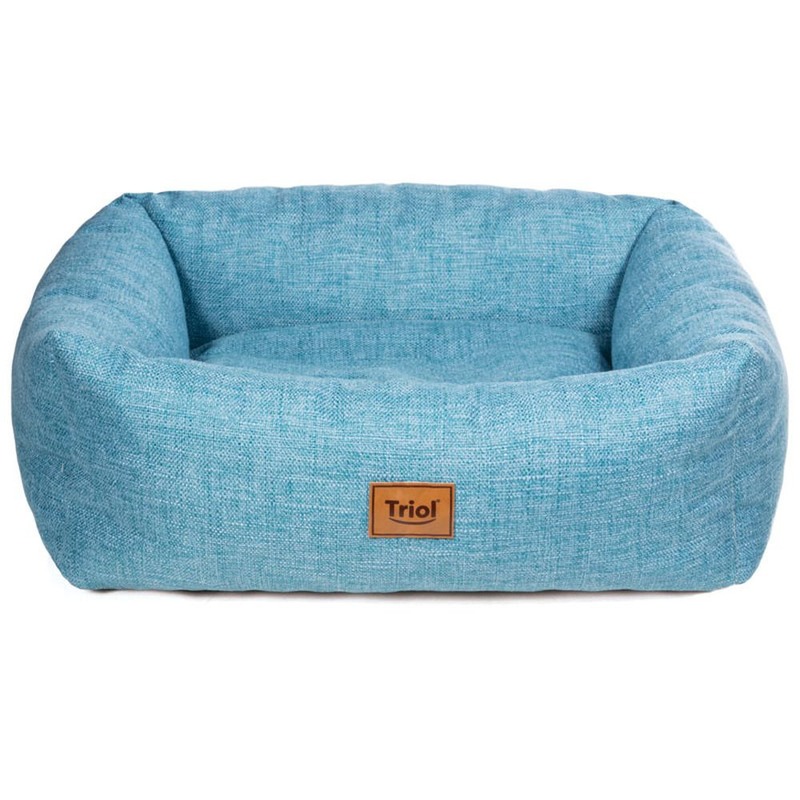 

Лежанка для кошки, собаки Triol рогожка 47x57x20см голубой, Венеция