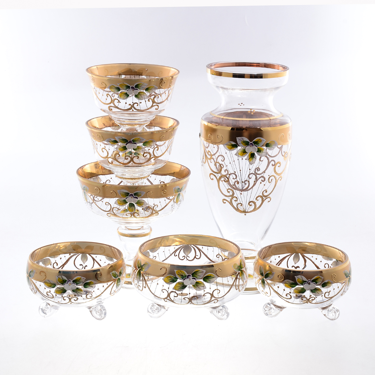 

Набор конфетниц Bohemia Star Crystal