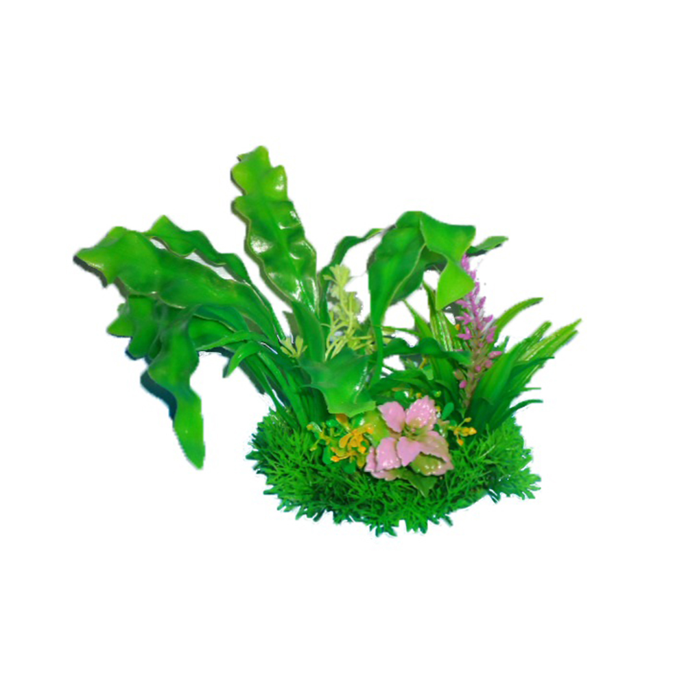 фото Искусственное растение для аквариума prime m619, набор пластиковых растений 15см