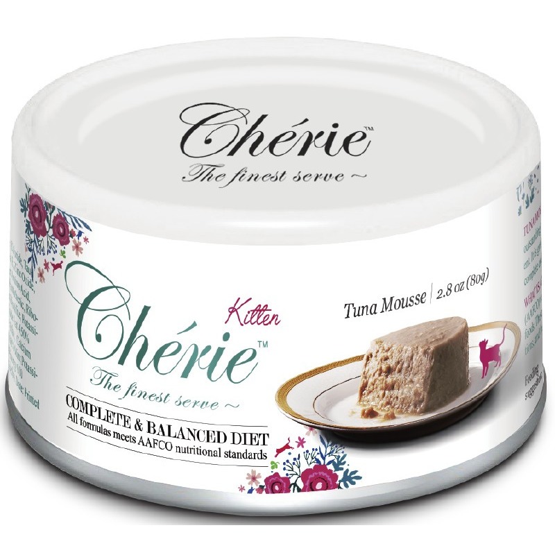 Консервы  для котят Pettric Cherie Kitten. Мусс  из тунца. 80г с доставкой на Markets-Plus.Ru. Порадуйте себя и своих близких!