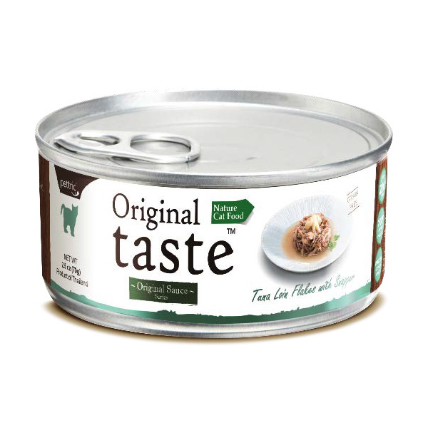 Консервы для кошек Pettric Original Taste, с тунцом и люцианом в соусе, 70г