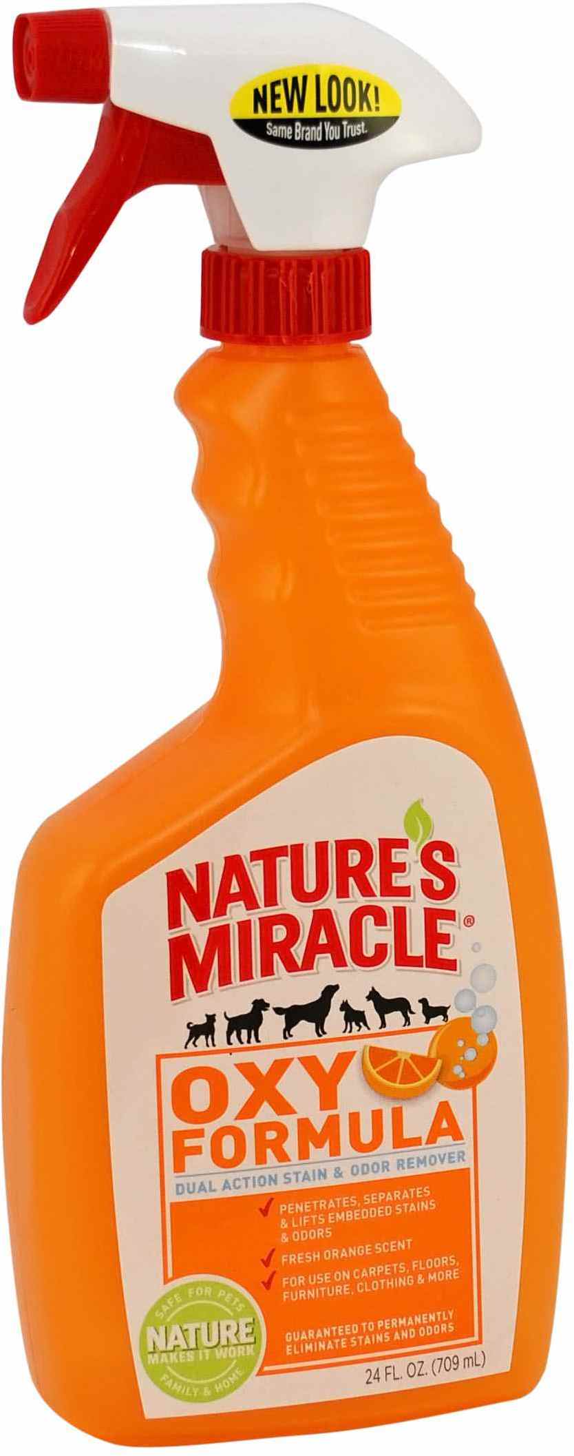 фото Уничтожитель пятен и запахов «оранж-окси» формула, для собак, 946 мл 8in1 nature’s miracle