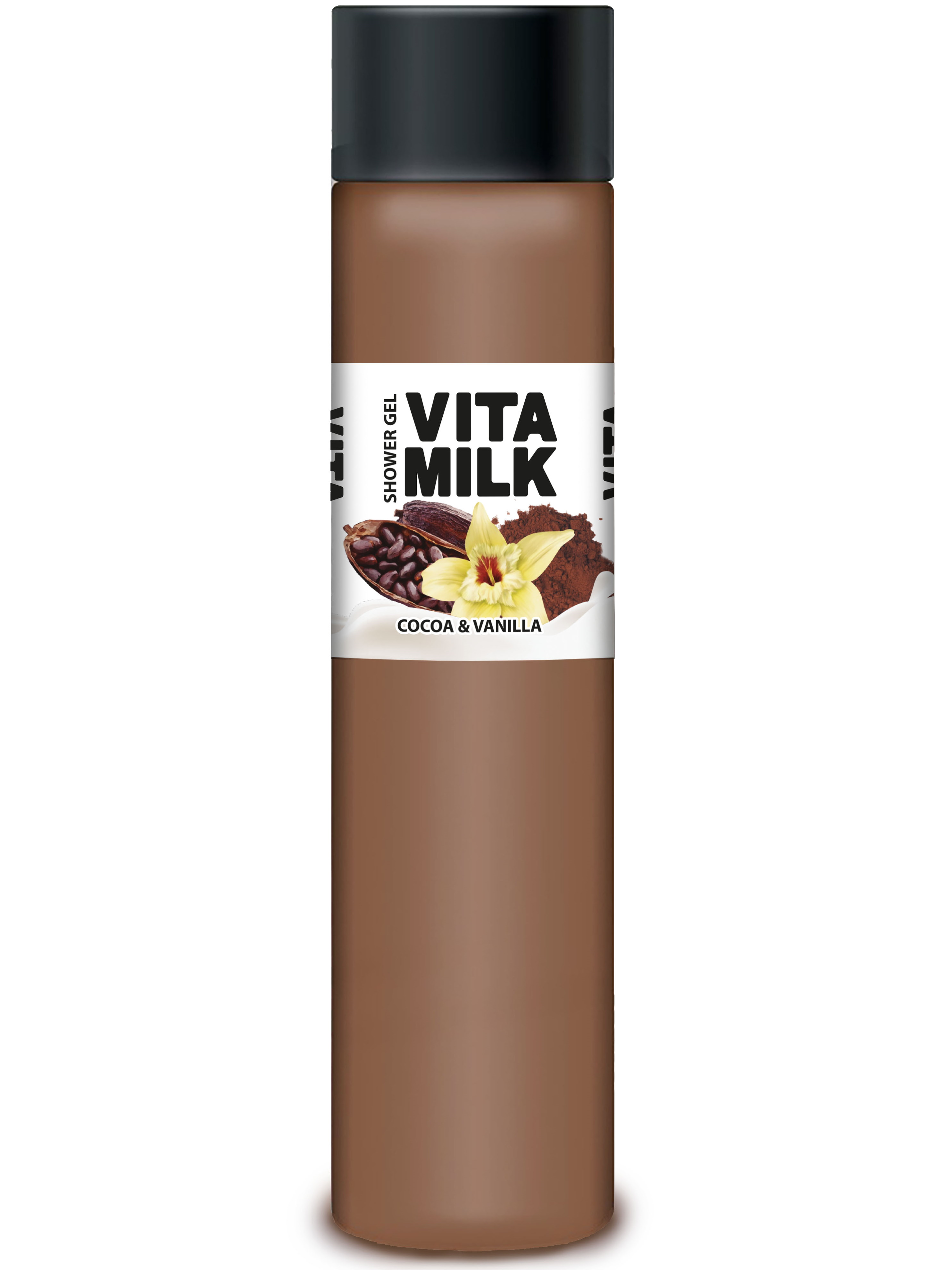фото Гель для душа vita&milk какао и ваниль 350 мл