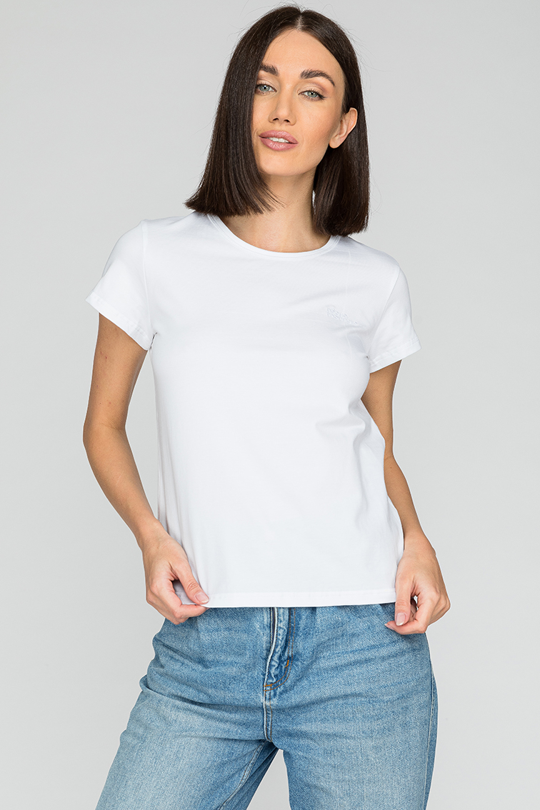 фото Футболка женская peche monnaie basique woman белая xl